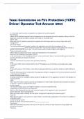 Texas Commission on Fire Protection (TCFP)  Driver/ Operator Test Answers 2024