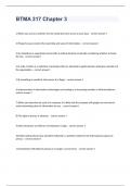 BTMA 317 Chapter 3 questions with answers graded A+