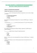 SCLT 2362 CHAPTER 13 TRANSPORTATION MAMAGEMENT  MULTIPLE CHOICE &lpar;HOUSTON UNIVERSITY&rpar;