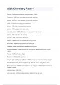 AQA Chemistry Paper 1