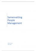 Volledige samenvatting People Management 2023-2024 (boek + lesnotities + ppts + skills labs)
