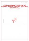 LCP4804 ASSIGNMENT 2 &lpar;QUESTIONS AND COMPLETE ANSWERS&rpar; SEMESTER 1  2024 LATEST UPDATE GRADE A&plus;