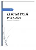LLW2602 EXAM PACK 2024