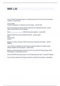 BBE L25 QUESTIONS AND ANSWERS 100&percnt; SOLVED