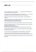 BBE L26 QUESTIONS AND ANSWERS GRADED A&plus;