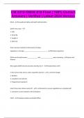 CM 2215 OSHA 510 Final &vert; 100&percnt; Correct Answers &vert; Verified &vert; Latest 2024 Version