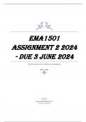 EMA1501 Assignment 2 2024 - DUE 3 June 2024