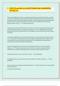 SFPC EXAM REVIEW QUESTIONS AND ANSWERS&comma; RATED A&plus;&vert; latest update 2024&sol;25&vert;