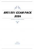 BNU1501 EXAM PACK 2024