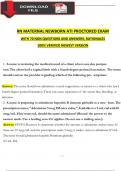 2024 RN Maternal Newborn ATI Proctored Exam (3 Different Latest Version) With NGN Questions And Answers, Rationales, 100% Verified Newest Version / A+ Grade