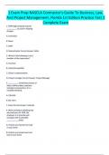 1 Exam Prep NASCLA Contractor's Guide To Business, Law,  And Project Management, Florida 1st Edition Practice Test 1 Complete Exam