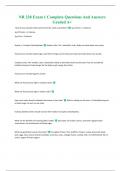 NR 228 Exam 1 Complete Questions And Answers Graded A+