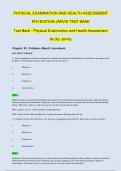 Test Bank - Physical Examination and Health Assessment 8e (by Jarvis)