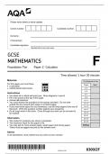 8300-2F-QP-Mathematics-G-4Nov21 with 100% Correct Answers | Verified | Latest Update 2024