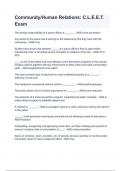 Community&lowbar;Human Relations&lowbar; C&period;L&period;E&period;E&period;T&period; Exam