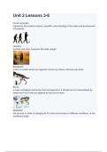 Unit 2 Lessons 3-6 with 100&percnt; Correct Answers