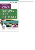 Complete Mosby's 2024 Nursing Drug Reference  37th Edition Solution Manual.