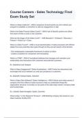 Course Careers - Sales Technology Final Exam Study Set&period;