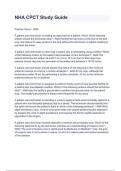 NHA CPCT Study Guide