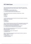 PCT NHA Exam