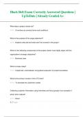 Black Belt Exam Correctly Answered Questions&vert;  UpToDate &vert; Already Graded A&plus;