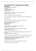 CCI 150 UTK Test 1-Questions and Verified answers&period;
