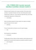 PHED 1301 Correctly Answered Questions pack&vert; UpToDate  