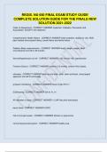 REGIS&period; NU 650 FINAL EXAM STUDY GUIDE COMPLETE SOLUTION GUIDE FOR THE FINALS NEW SOLUTION 