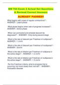 NM 704 Exam 2 Actual Set Questions  & Revised Correct Answers ALREADY PASSED&excl;&excl;