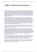LOMA 311 Module 2 Practice Exam Questions with solutions 2024