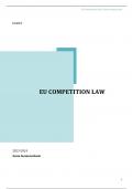 Notes EU competition law