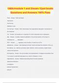 1460c&sol;module 1 and 2&sol;exam 1&sol;just books Questions and Answers 100&percnt; Pass