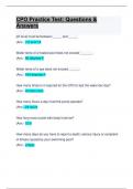 CPO Practice Test&colon; Questions & Answers&colon; Updated APlus Guide Solution