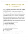 ACI ASTM C138 Exam Questions With 100% Correct Answers