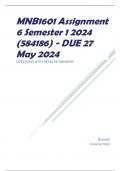 MNB1601 Assignment 6 Semester 1 2024 (584186) - DUE 27 May 2024