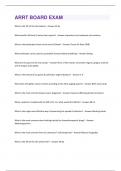 ARRT BOARD EXAM EXAM WITH 100 CORRECT ANSWERS | VERIFIED