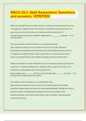 SNCO DLC &lpar;Self Awareness&rpar; Questions  and answers&period; VERIFIED&sol;&vert; latest update 2024&sol;25&vert;