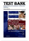 Test Bank For Pediatric Physical Examination 3rd Edition By Karen G. Duderstadt 9780323476508 Chapter 1-20 Complete Guide.
