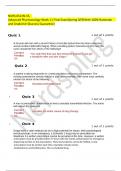 NURS6521 Advanced Pharmacology Week 11 Final Exam(Spring QTR)With 100% Rationale