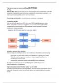 Samenvatting -  Human Resources management (Samenvatting -  Human Resources management (ENTSTR02J2)