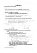 AS level chemistry - CH1 - Unit 1 - WJEC (Wales) specification