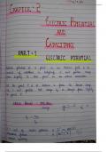 Class 12th CBSE physics gauss theorem handwritten notes 