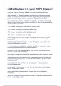 CDFM Module 1&period;1 Rated 100&percnt; Correct&excl;&excl;
