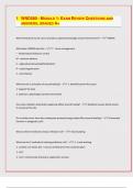 WND580 - MODULE 1&colon; EXAM REVIEW QUESTIONS AND  ANSWERS&comma; GRADED A&plus;