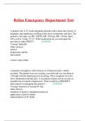 Relias Emergency Department Test
