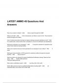 LATEST AMMO 49 Questions And Answers