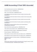 AAMI Accounting 2 Final 100&percnt; Accurate&excl;