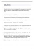 CSLB Ch&period;3 exam 2024 with 100&percnt; correct answers