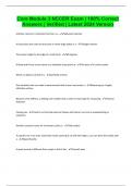 Core Module 3 NCCER Exam &vert; 100&percnt; Correct Answers &vert; Verified &vert; Latest 2024 Version