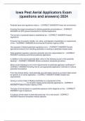 Package deal  for Iowa Core Exam Review Pesticide Applicators Study Guide 2024